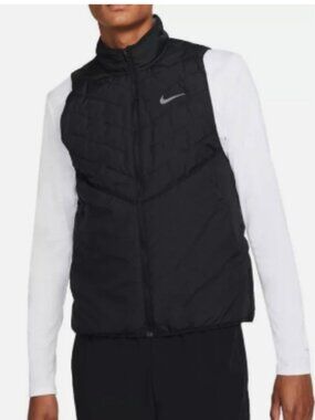 Nike Men's Therma-FIT Repel Running Vest Lightweight Black - Large - NWT